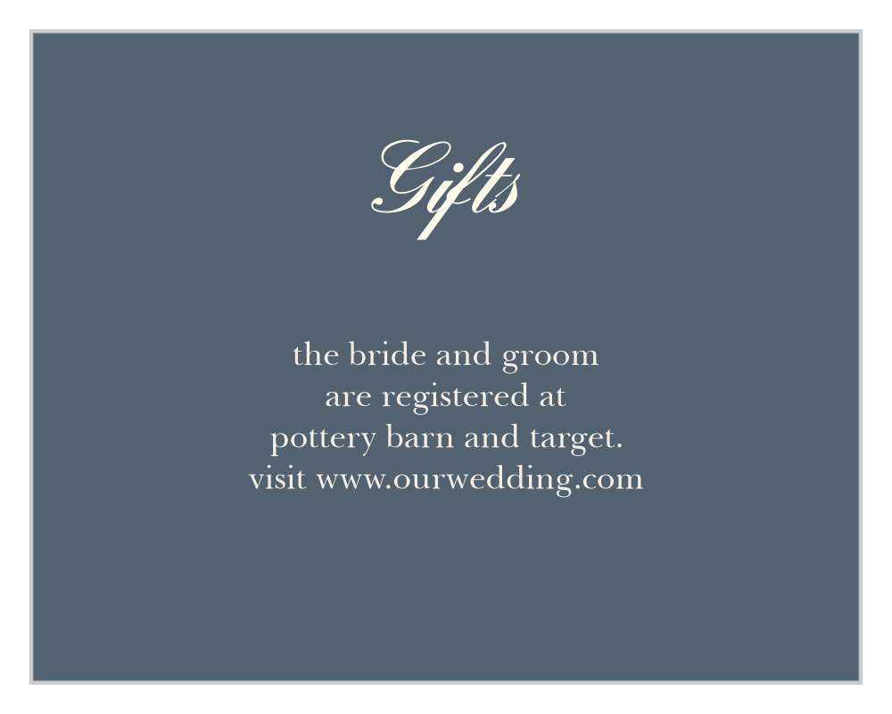 One Fine Day Registry Cards
