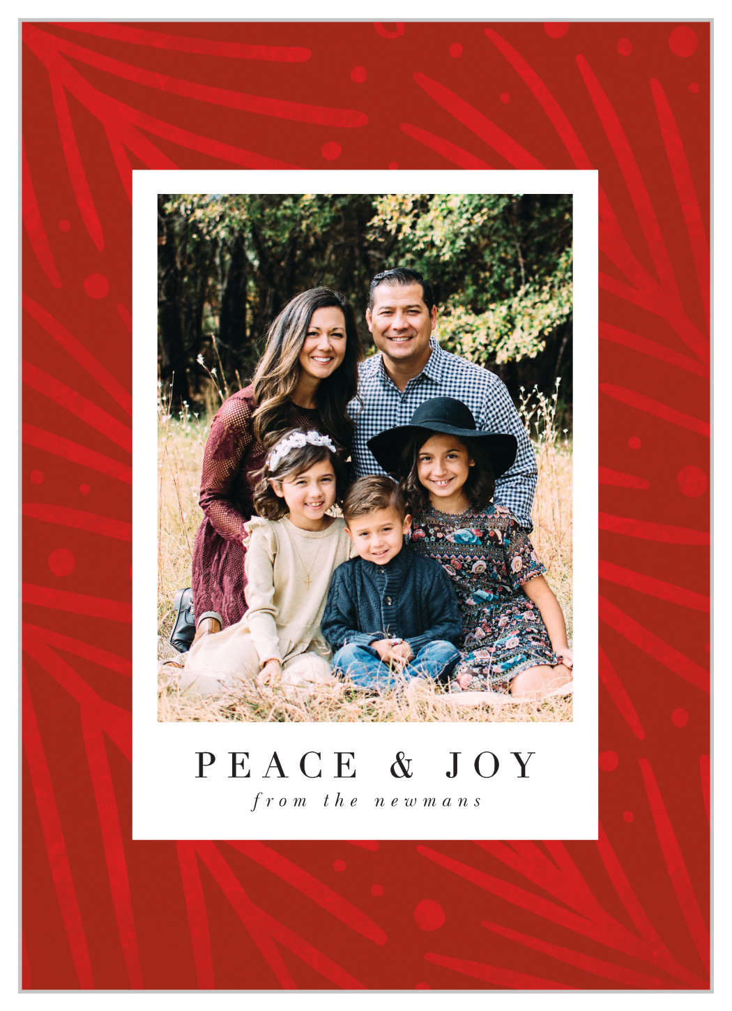 Peaceful Polaroid Holiday Cards
