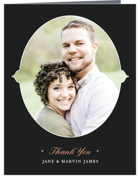 Any couple will love our Forged Enchantment Wedding Thank You Cards!