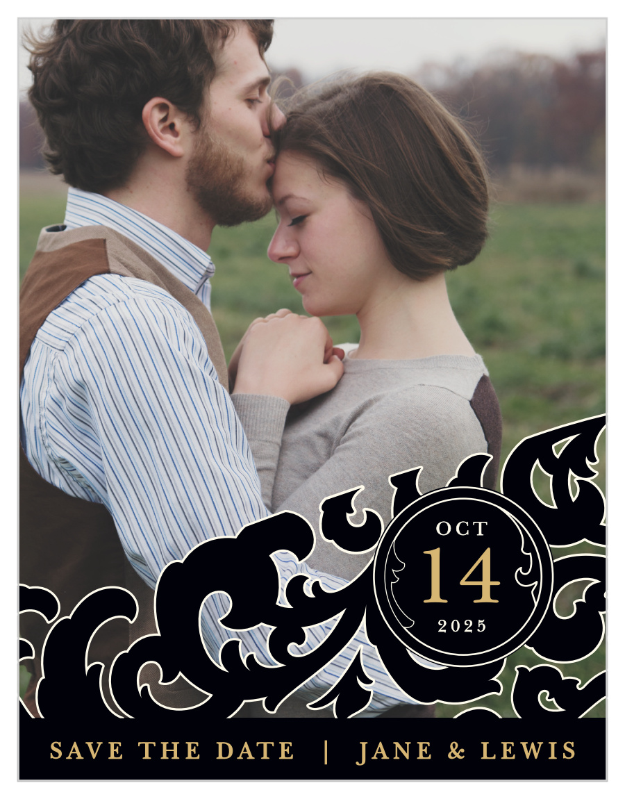 Ornate Love Save the Date Cards
