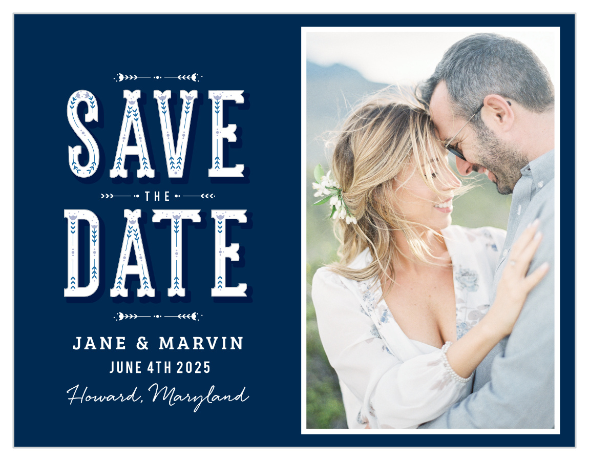Home Heart Save the Date Cards