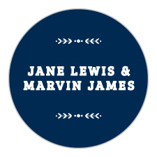 Make a statement with one of our simply classic Home Heart Wedding Stickers.