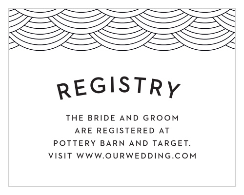 Start your new chapter in life as a married couple on the right foot with our Phoenix Skyline Registry Cards.