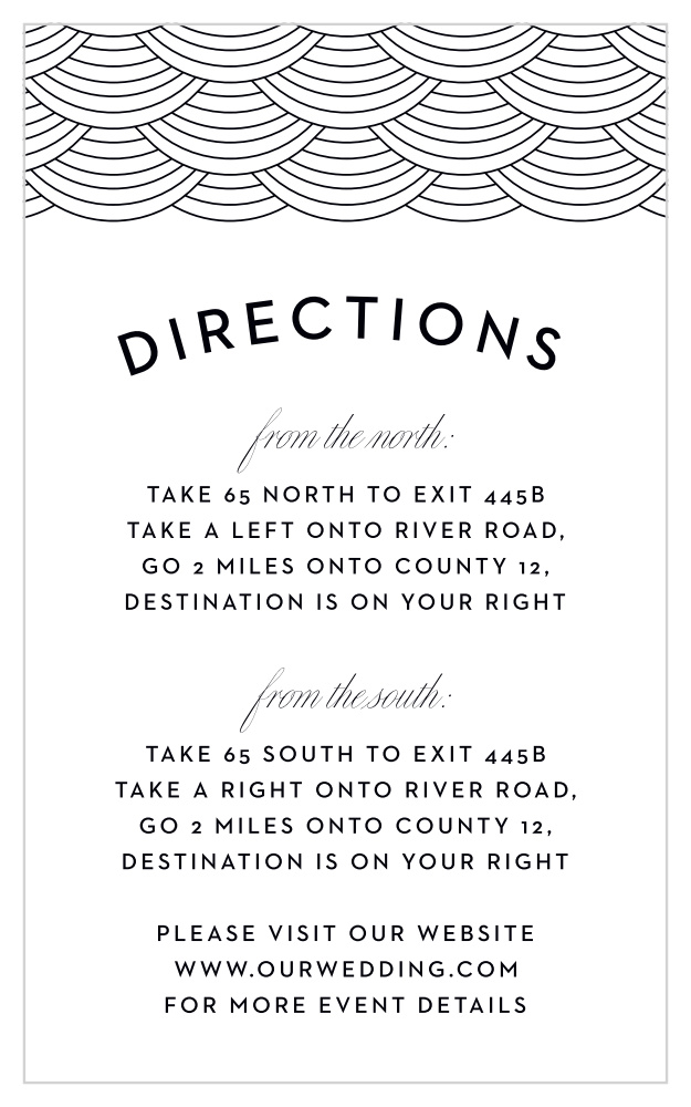 New Orleans Skyline Direction Cards