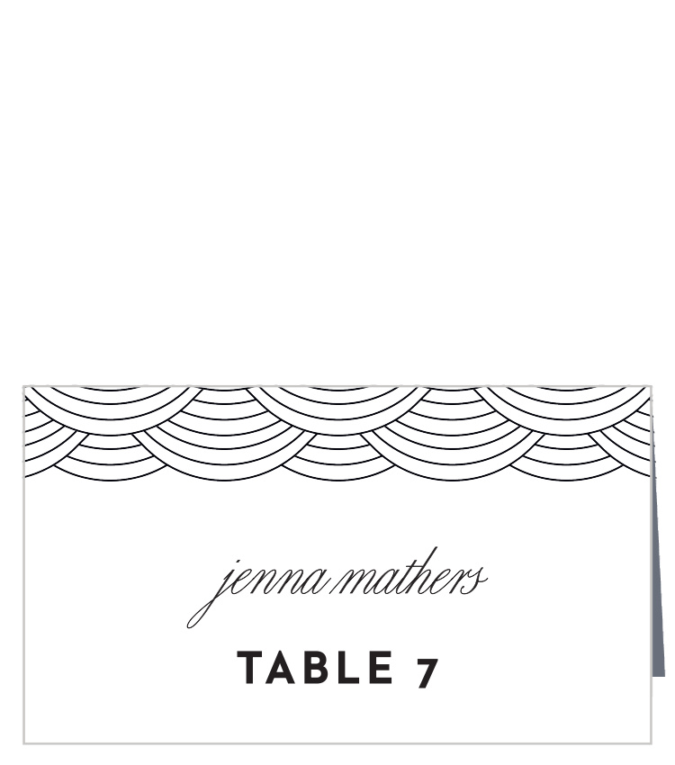 Boston Skyline Place Cards