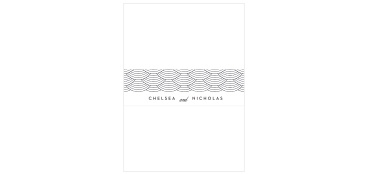 Organize your cards in a refined fashion and add a breathtaking finishing touch with our Boston Skyline Wedding Belly Bands.