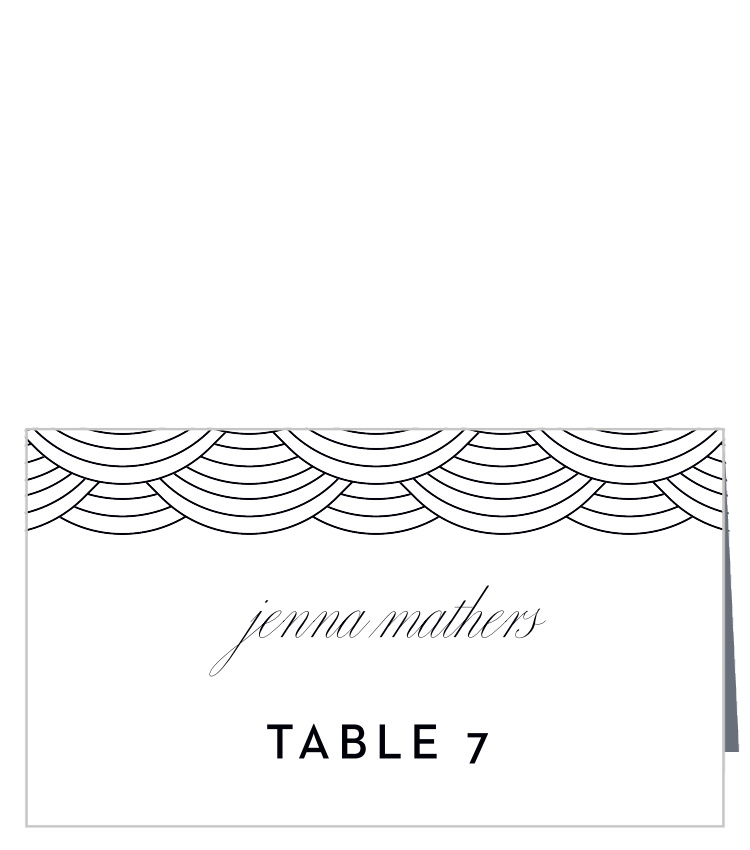 Houston Skyline Place Cards