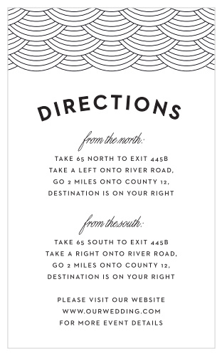 Your San Francisco Skyline Direction Cards will be both stylish and practical!