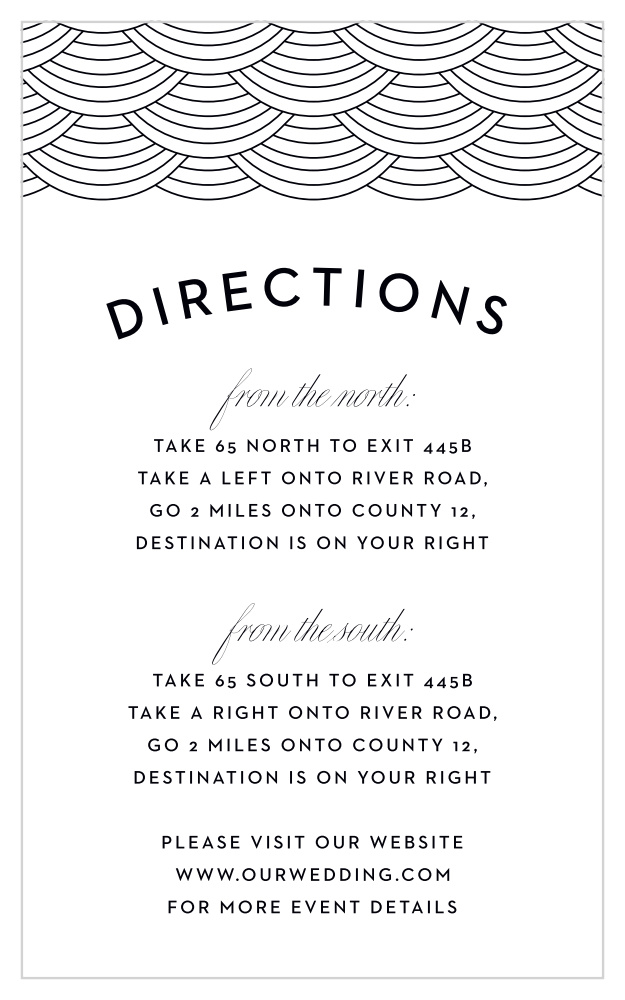 Denver Skyline Direction Cards