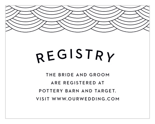 Start your new chapter in life as a married couple on the right foot with our Denver Skyline Registry Cards.