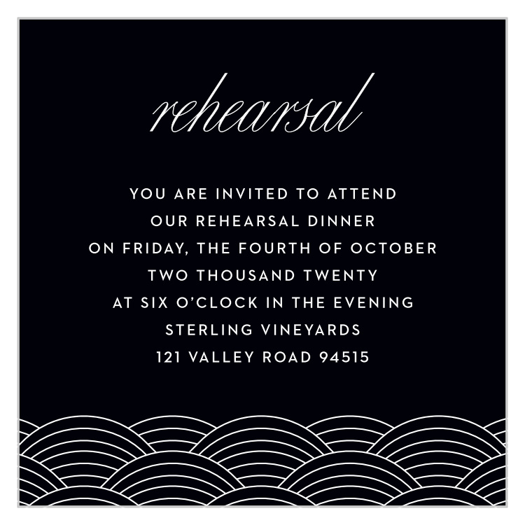San Diego Skyline Rehearsal Cards