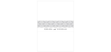 Add a breathtaking finishing touch and organization to your wedding cards with our San Diego Skyline Wedding Belly Bands.