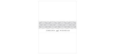 Organize your cards and add a breathtaking finishing touch with our Chicago Skyline Wedding Belly Bands.
