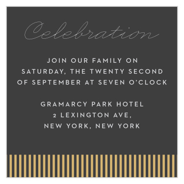 Give your guests all the information they will need about the big ceremony with our Magical Magician Bar Mitzvah Reception Cards.