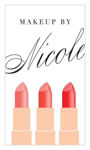 Lipstick Gradient Business Cards
