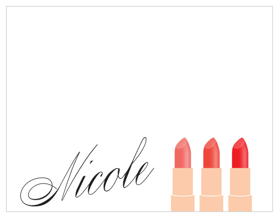 Our Lipstick Gradient Business Stationery are sleek and modern! 