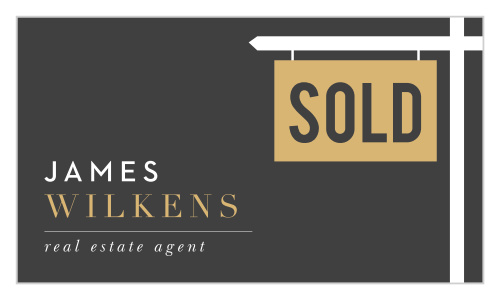 Our Sold Sign Business Cards are perfect for promoting your real estate business!