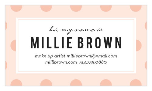 Represent your skills and business with our Mod Dot Business Cards.