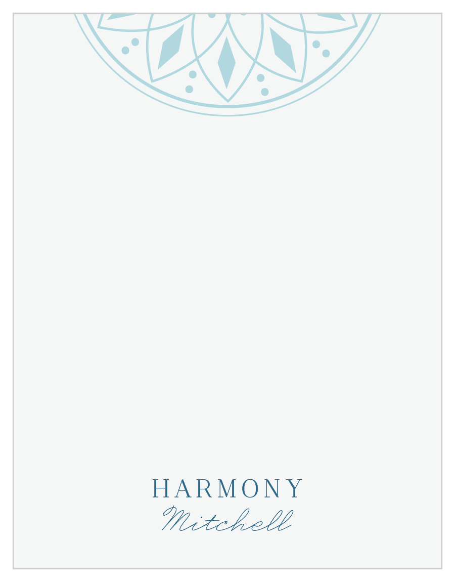 Harmony Spa Business Stationery