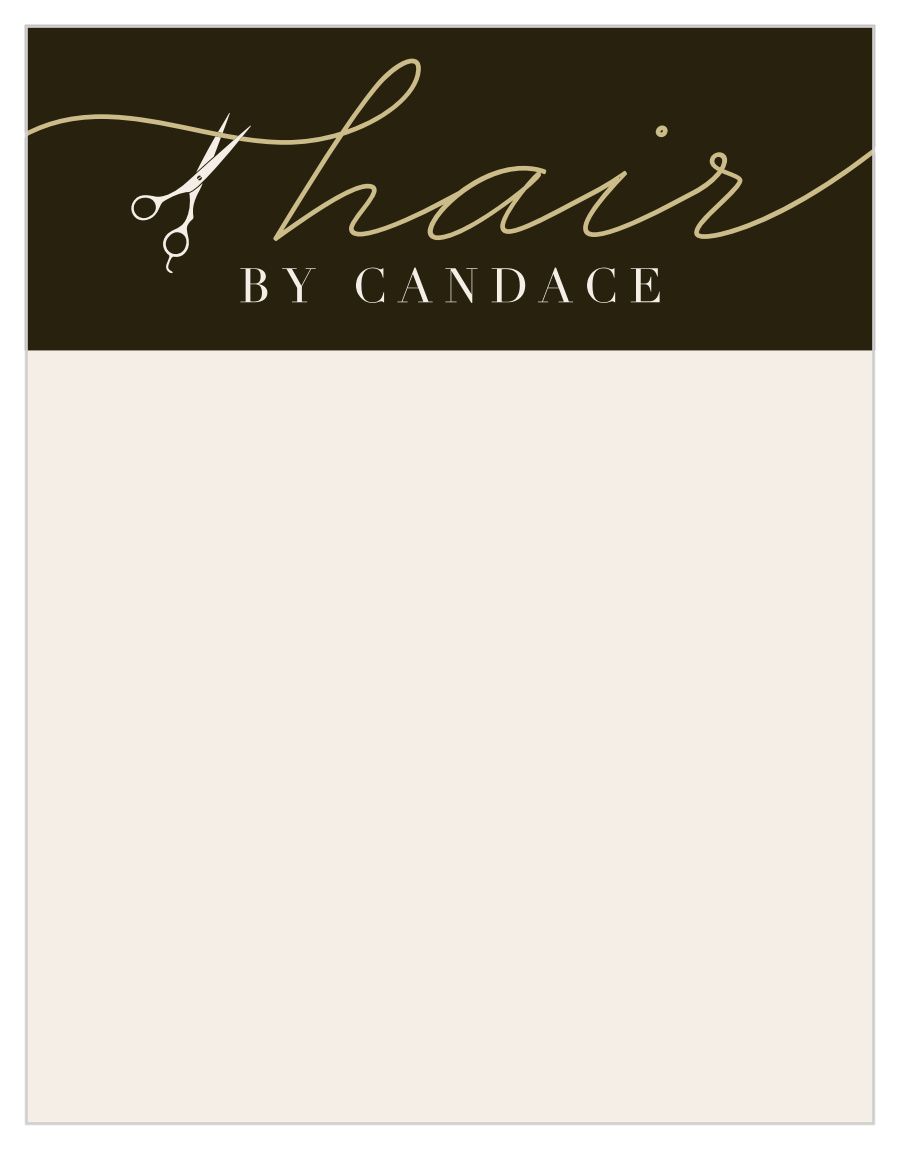 Snipped Strand Business Stationery