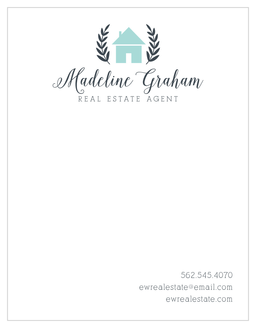 Home Wreath Business Stationery
