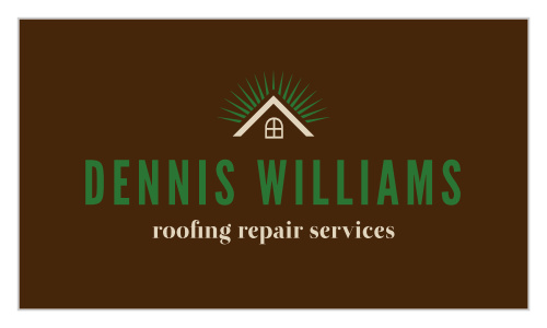 Represent your skillset and expertise with our Roof Repair Business Cards.