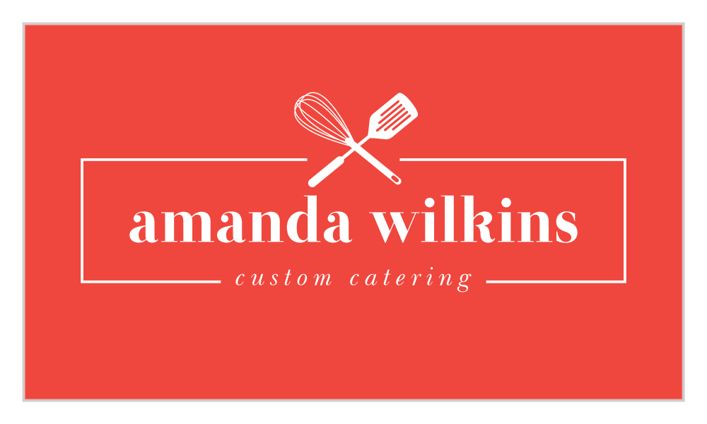 Catering Spatulas Business Cards