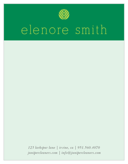 Our Minimal Clean Business Stationery allows you to write letters or notes all while you promote your business. 