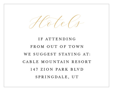 Let your loved ones know what hotel to stay at in the upcoming days to the big celebration with our B'not Blessing Bat Mitzvah Lodging Cards.