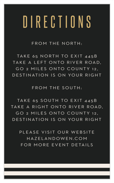 Guide your guests to the party using our Movie Ticket Bar Mitzvah Direction Cards!