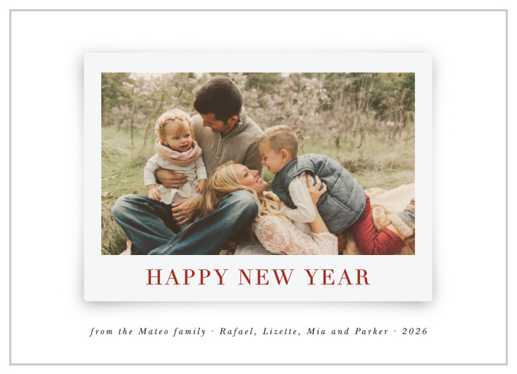 If you are looking for a fun and quirky holiday card you may want to check out the Polaroid Wide New Years Cards! 