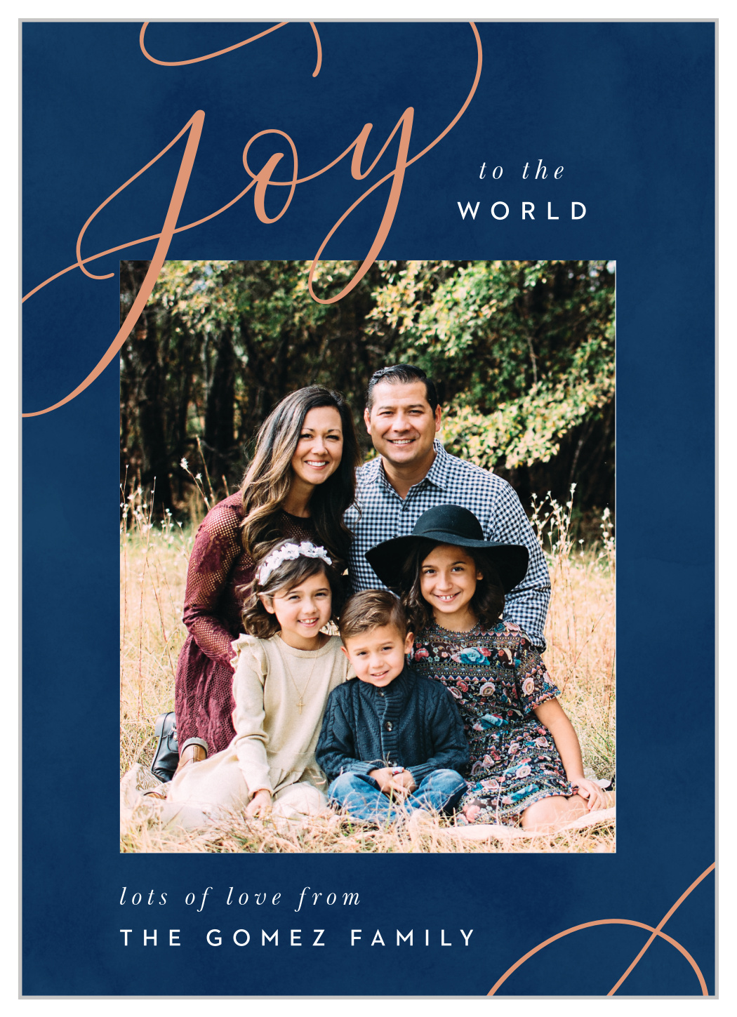 Joy to the World Tall Christmas Cards
