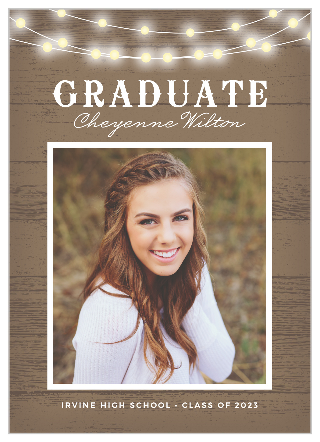 Country Lights Graduation Announcements