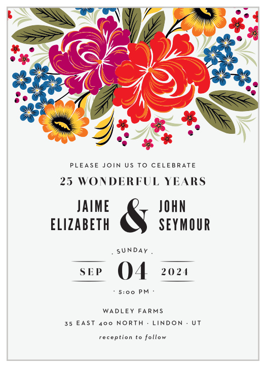 Vow Renewal Invitations Renew Your Love With Basic Invite