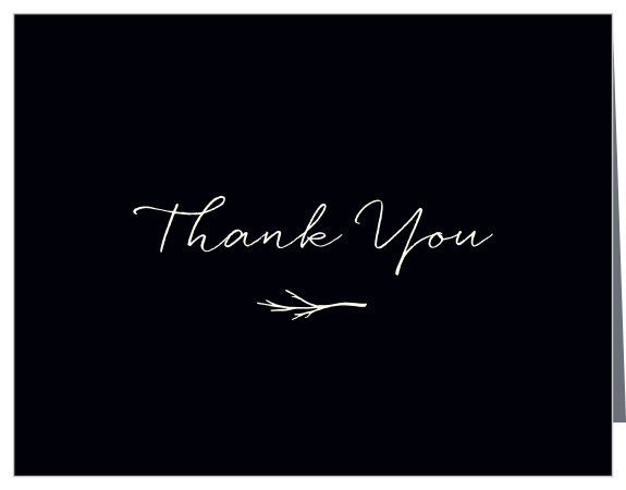 The Rustic Twig Vow Renewal Thank You Cards are endlessly elegant in their simplicity.