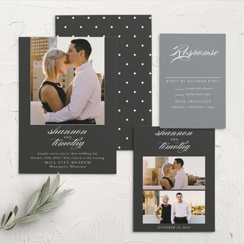 Simply Scripted Wedding Invitations