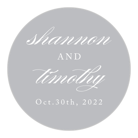 Simply Scripted Wedding Stickers