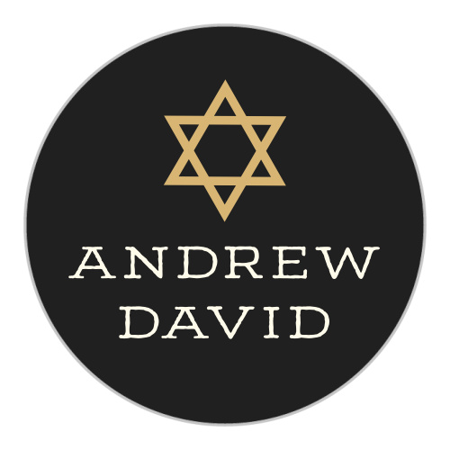 Our Scripty Big Day Bar Mitzvah Stickers are the perfect way to add some personalization to your envelopes or stationery!