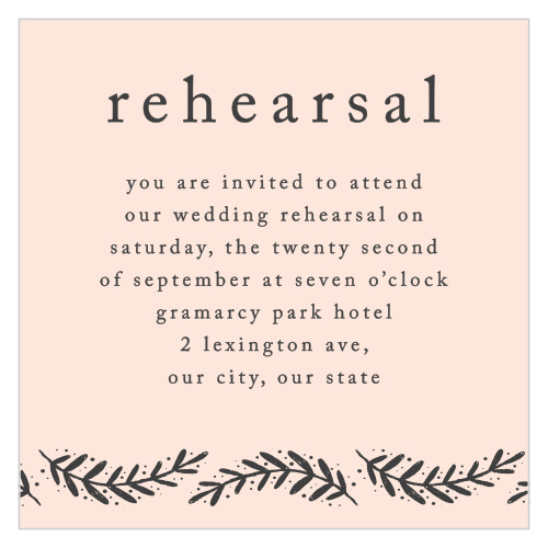 Perfectly Personalized Rehearsal Cards