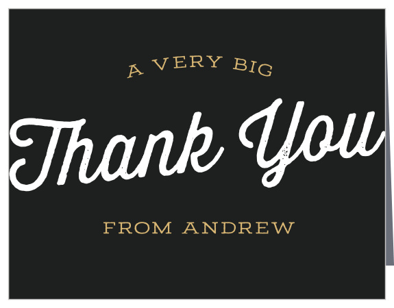 A modern, funky design makes the Scripty Big Day Bar Mitzvah Invitations the perfect way to say thank all your child's friends and family for supporting them at their Bar Mitzvah! 