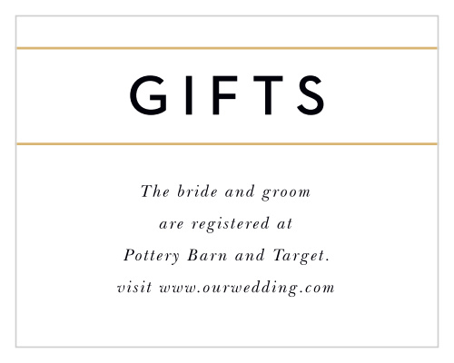 Help your guests find the gifts that you need most to begin your newest chapter in life with our Modern Geometry Registry Cards.