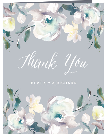 Winter Floral Thank You Card – The Invite Lady