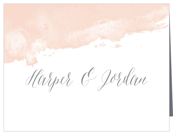 Our Watercolor Dye Vow Renewal Thank You Cards provide the style you love and the space you need in order to say everything your guests deserve to hear.