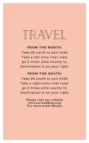 Our Photographic Love Direction Cards are the perfect way to ensure that your guests find their way to your wedding celebration without any problems. 