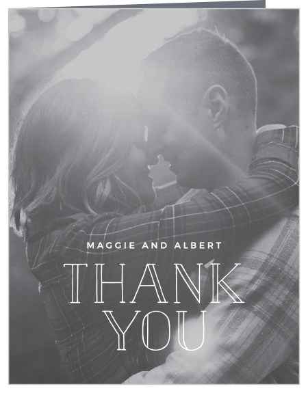 With our Photographic Love Wedding Thank You Cards you can let your family and friends know that you appreciate their support on your wedding day.