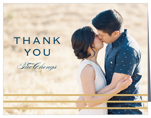 Perfect Frame Wedding Thank You Cards are perfect for showing your appreciation to your friends and family for their support on your wedding day.