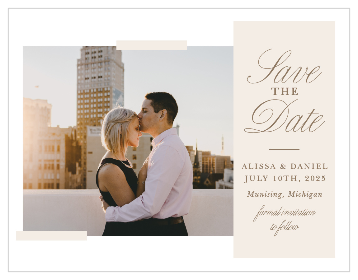 Modern Memories Save the Date Cards