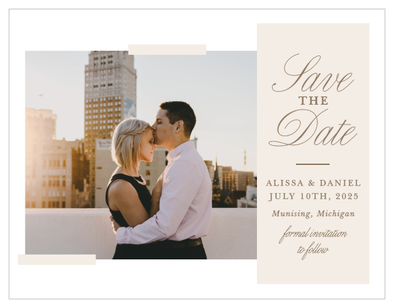 Make sure no one forgets when the big day is with our Modern Memories Save-the-Date Magnets.