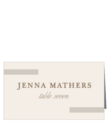 Our Modern Memories Place Cards are perfect for showing your guests their seats.