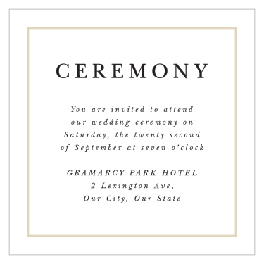 Bring family and friends together to celebrate your union with our Forever Photo Ceremony Cards.